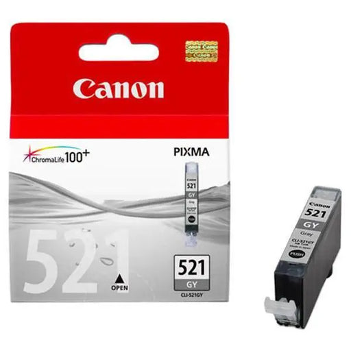 CANON 1LB CLI-521G ink cartridge grey standard capacity 9ml 1.370 pages 1-pack - Мастила и Мастилени