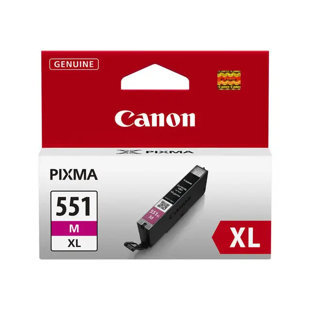 CANON 1LB CLI-551XL M BL ink cartridge magenta 1-pack blister with alarm - Мастила и Мастилени глави<<<Консумативи