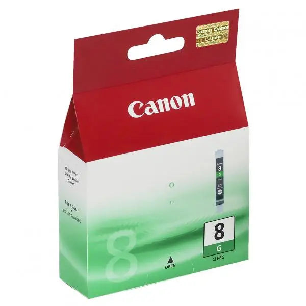 CANON 1LB CLI-8G ink cartridge green standard capacity 13ml 5.840 pages 1-pack - Мастила и Мастилени