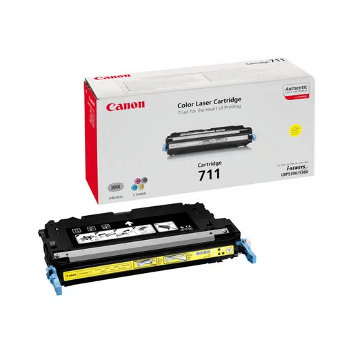 CANON 711 toner cartridge yellow standard capacity 6.000 pages 1-pack - Тонери<<<Консумативи - Лазер<<<Печат Сканиране