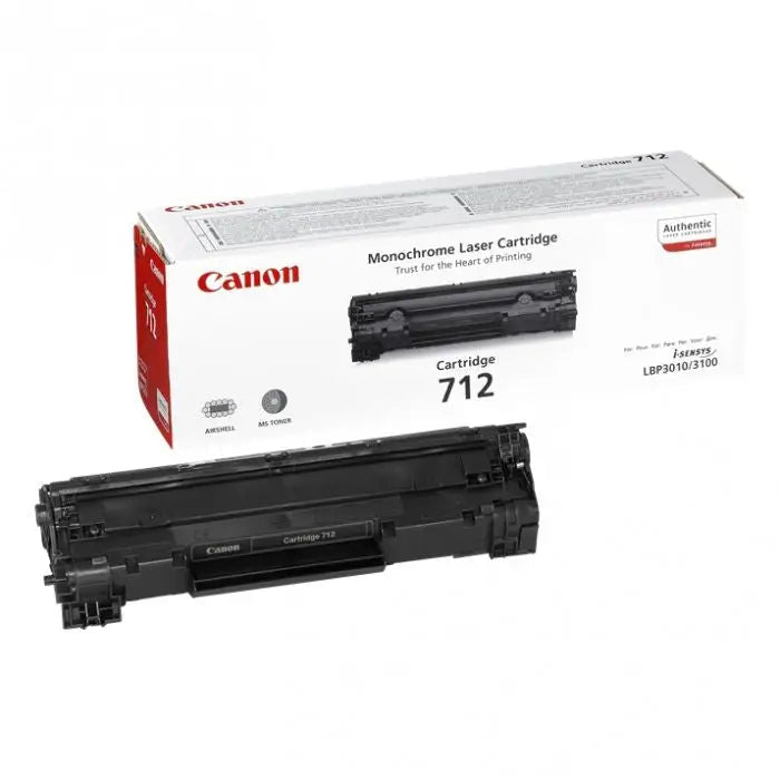 CANON 712 toner cartridge black standard capacity 1.500 pages 1-pack - Консумативи за лазерни принтери<<<CANON