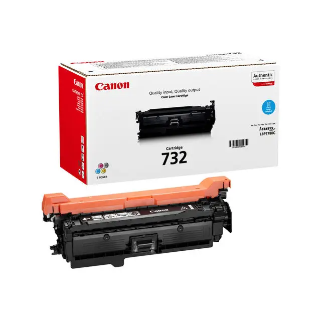 CANON 732-C toner cartridge cyan standard capacity 6.400 pages 1-pack - Тонери<<<Консумативи - Лазер<<<Печат Сканиране