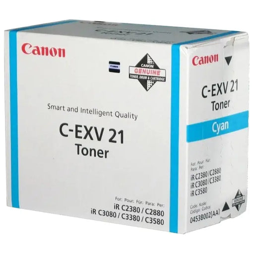 CANON C-EXV 21 toner cartridge cyan standard capacity 14.000 pages 1-pack - Консумативи за копирни машини<<<CANON