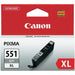 Canon CLI-551XL GY - Консумативи за мастилоструйни принтери<<<CANON консумативи<<<CANON<<<PolyComp&&&Мастила и