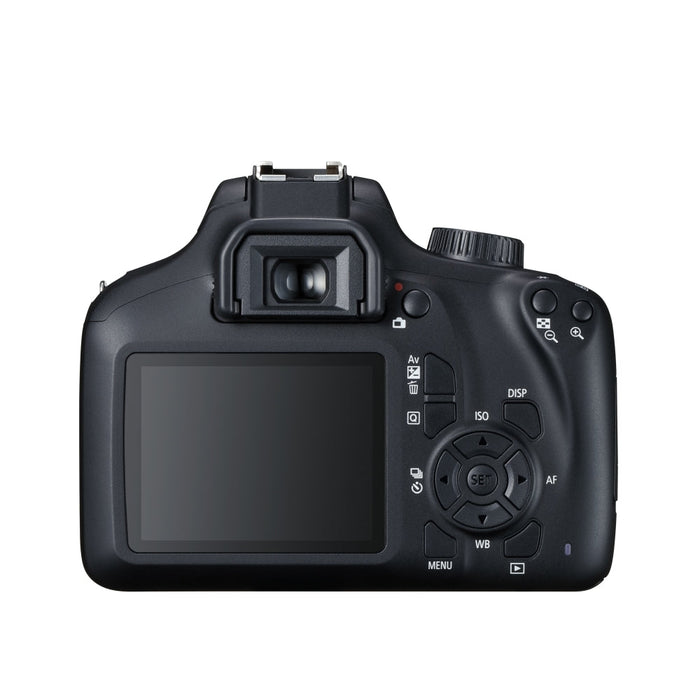 Canon EOS 4000D black + EF-s 18-55 mm DC III + EF 75-300 mm f/4.0-5.6 III - Огледално-рефлексни Фотоапарати<<<CANON