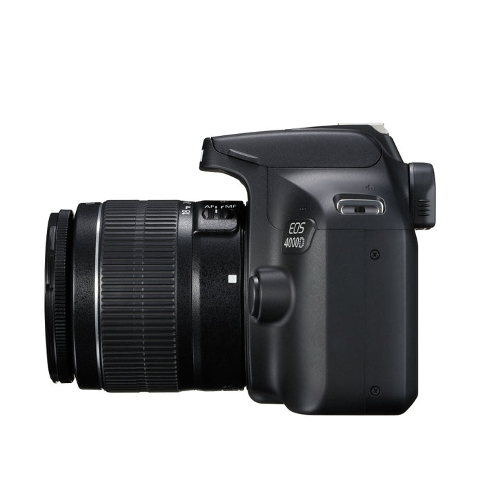 Canon EOS 4000D black + EF-s 18-55 mm DC III - Огледално-рефлексни Фотоапарати<<<CANON фото и видео