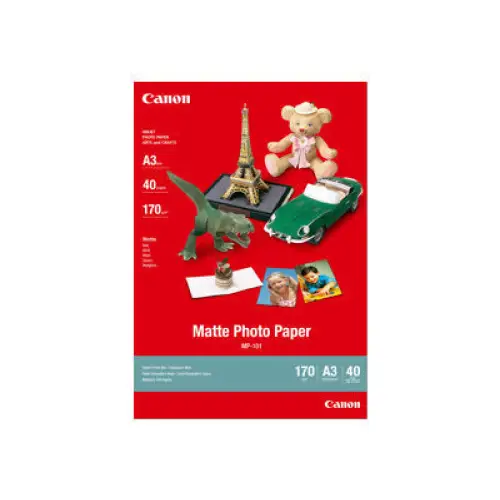 CANON MP-101 matte photo paper 170g/m2 A3 40 sheets 1-pack - Офис и Фото хартии<<<Консумативи - Хартия<<<Печат