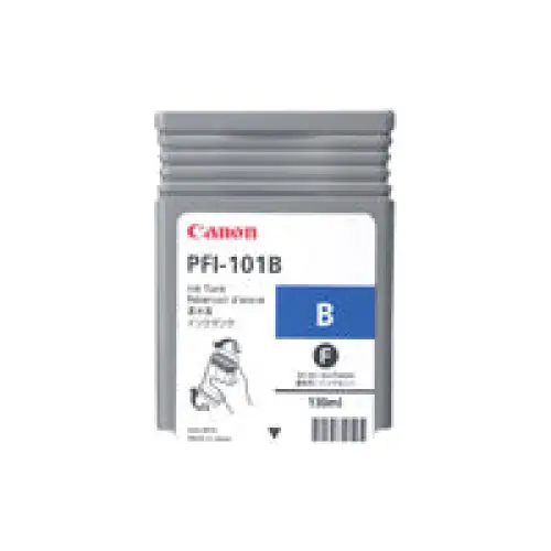 CANON PFI-101B ink cartridge blue standard capacity 130ml 1pack - LFP мастила и LFP мастилени глави<<<Консумативи