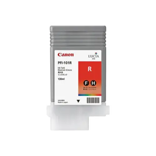 CANON PFI-101R ink cartridge red standard capacity 130ml 1pack - LFP мастила и LFP мастилени глави<<<Консумативи