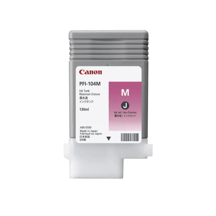 CANON PFI-104M dye ink cartridge magenta standard capacity 1-pack - LFP мастила и LFP мастилени глави<<<Консумативи
