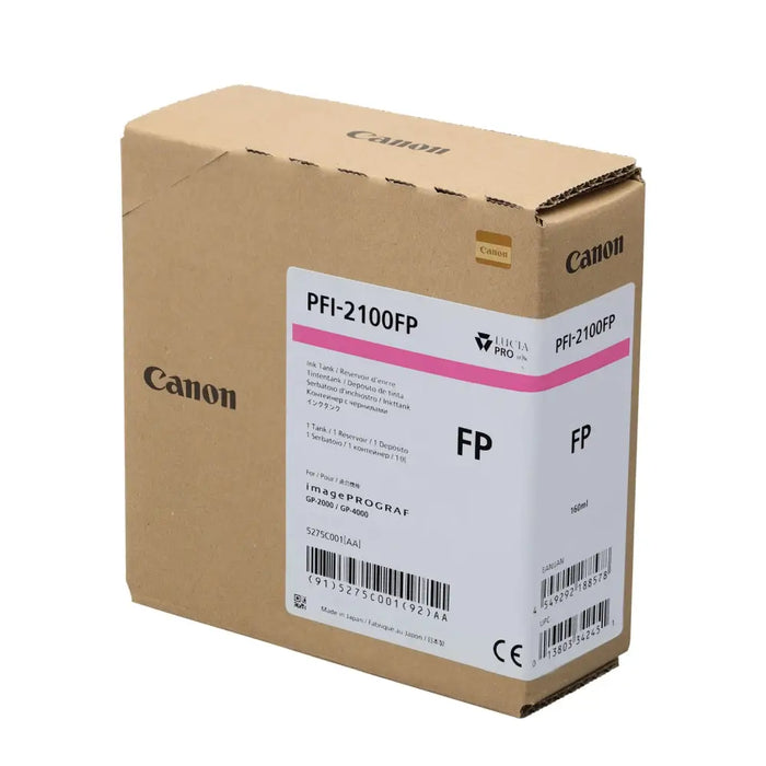 CANON PFI-2100 Fluorescent Pink - LFP мастила и LFP мастилени глави<<<Консумативи - голям формат принтер (LFP)<<<Печат