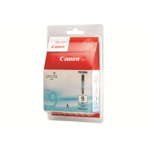 CANON PGI-9PC ink cartridge photo cyan standard capacity 14ml 1.005 pages 1-pack - Мастила и Мастилени