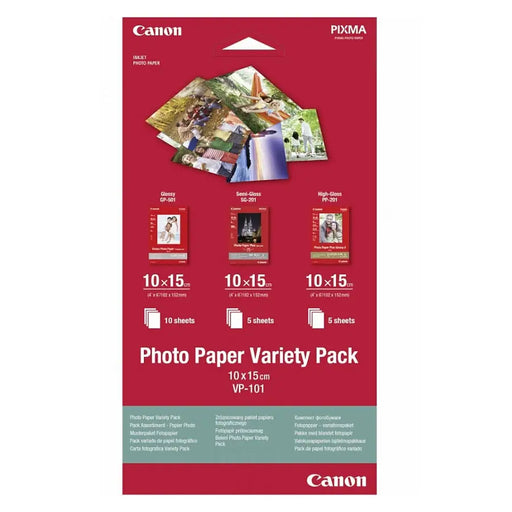 Canon Photo Paper Variety Pack 10x15cm VP-101 - Хартии за мастилоструйни принтери<<<CANON