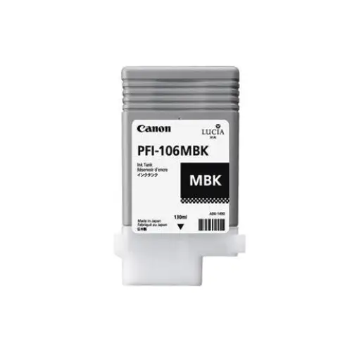 Canon Pigment Ink Tank PFI-106 Matte Black - Консумативи за плотери<<<CANON консумативи<<<CANON<<<PolyComp&&&LFP
