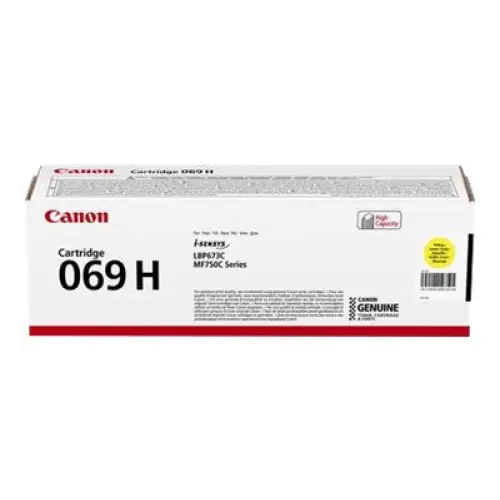 CANON Toner Cartridge 069 High yield Yellow - Тонери<<<Консумативи - Лазер<<<Печат Сканиране и Консумативи<<<ALSO&&&For