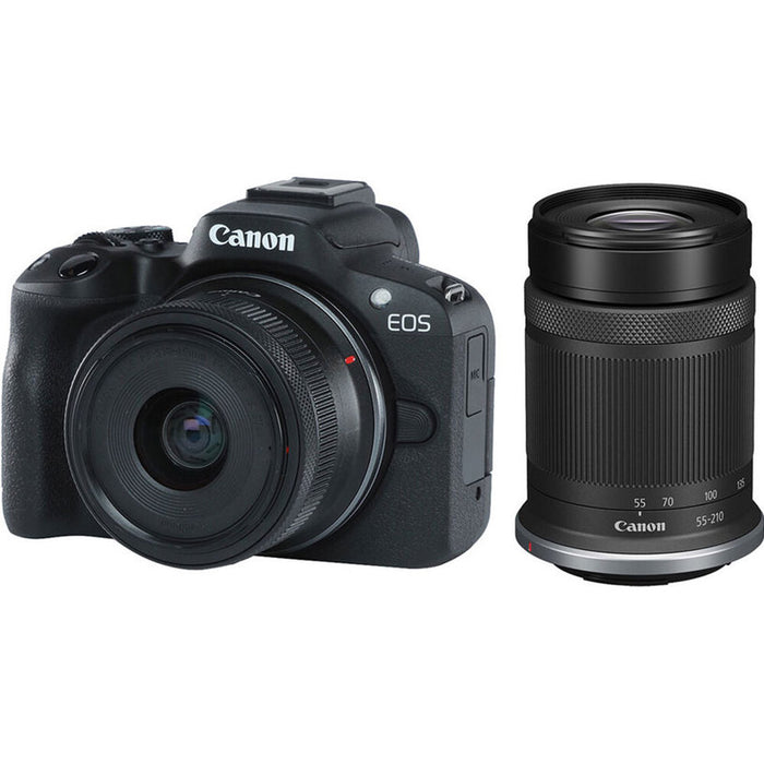 Mirrorless camera CANON EOS R50 18-45+55-210 24.2 MPx, WI-FI, MIRRORLESS