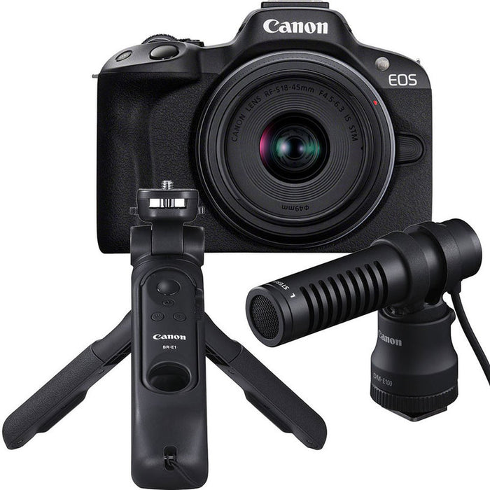 Mirrorless camera CANON EOS R50+RF-S 18-45 CREATOR KIT 24.2 MPx, WI-FI, MIRRORLESS