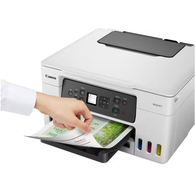 Canon MAXIFY GX3040 All-In-One, White&Black + Canon GI-46 PGBK