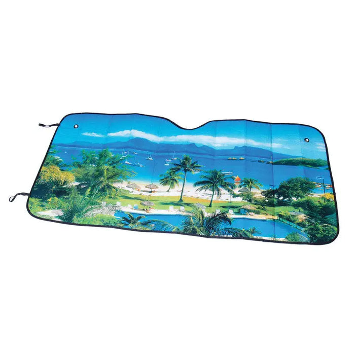 CANOPY FOR A CAR 130X60 CM AUTO PRACTIC ON BUBBLES WITH A PICTURE - Сенници фолиа и щори за автомобил<<<Авто
