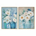 Canvas DKD Home Decor 60 x 3,5 x 80 cm Vase Shabby Chic (2 Units) - Декорация и Осветление<<<Дом