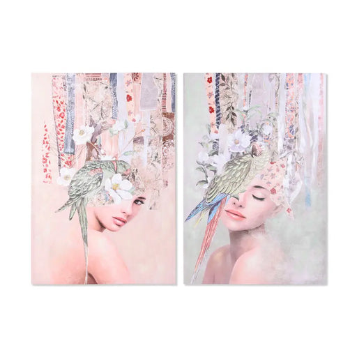 Canvas DKD Home Decor Fir Canvas 80 x 3 x 120 cm - Декорация и Осветление<<<Дом Градина<<<BigBuy&&&Картини и