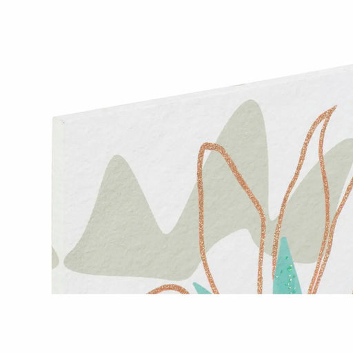 Canvas DKD Home Decor Flowers (60 x 1,8 x 60 cm) (4 Units) - Декорация и Осветление<<<Дом Градина<<<BigBuy&&&Картини и