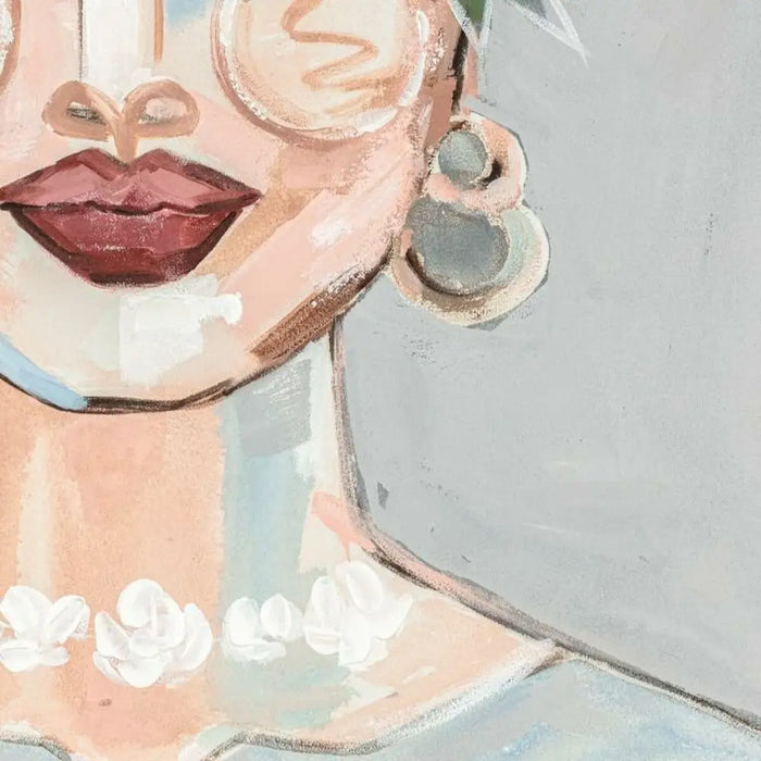 Canvas DKD Home Decor Flowers Modern 80 x 3,7 x 100 cm (2 Units) - Декорация и Осветление<<<Дом