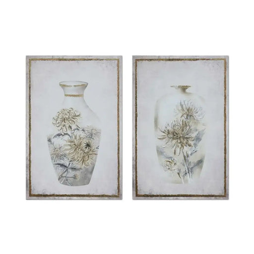 Canvas DKD Home Decor Canvas MDF Wood 50 x 1,8 x 70 cm - Декорация и Осветление<<<Дом Градина<<<BigBuy&&&Картини и