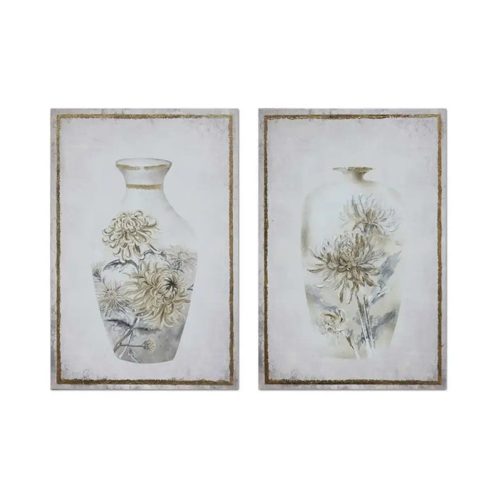 Canvas DKD Home Decor Canvas MDF Wood 50 x 1,8 x 70 cm - Декорация и Осветление<<<Дом Градина<<<BigBuy&&&Картини и