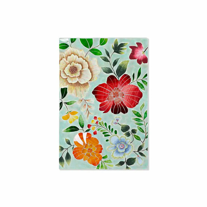 Canvas DKD Home Decor Multicolour Flowers 80 x 4 x 120 cm (1 Unit) - Декорация и Осветление<<<Дом