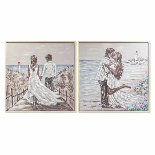 Canvas DKD Home Decor polystyrene Canvas 100 x 4 x 100 cm - Декорация и Осветление<<<Дом Градина<<<BigBuy&&&Картини и