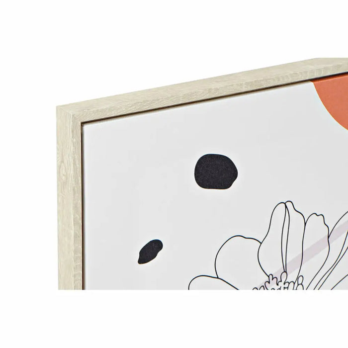 Canvas DKD Home Decor polystyrene Canvas 40 x 2,5 x 50 cm (4 Pieces) - Декорация и Осветление<<<Дом