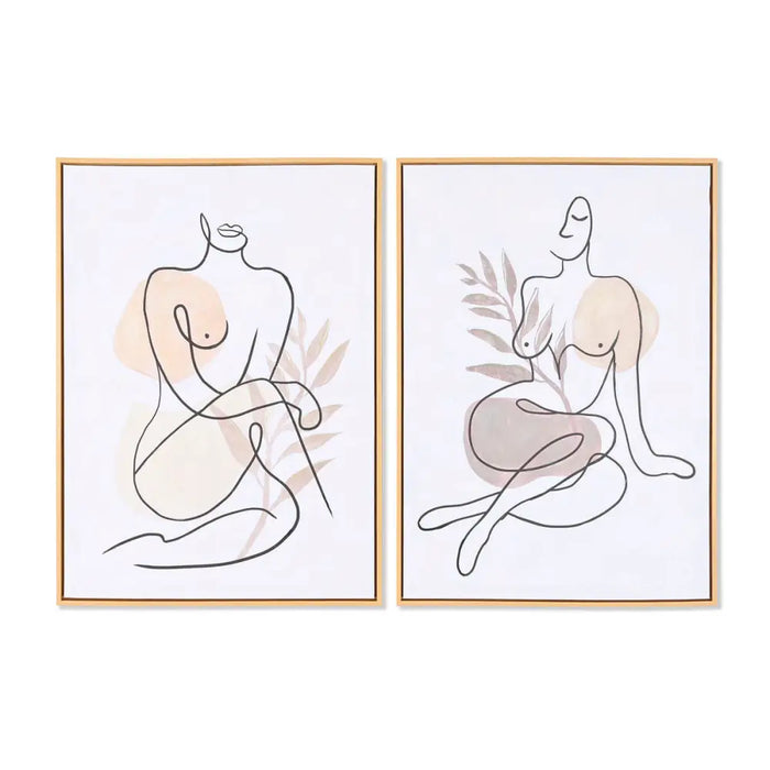 Canvas DKD Home Decor polystyrene Canvas 50 x 3,5 x 70 cm - Декорация и Осветление<<<Дом Градина<<<BigBuy&&&Картини и