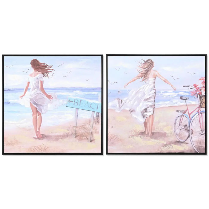 Canvas DKD Home Decor polystyrene Canvas 83 x 3,5 x 83 cm - Картини и плакати<<<Декорация и Осветление<<<Дом