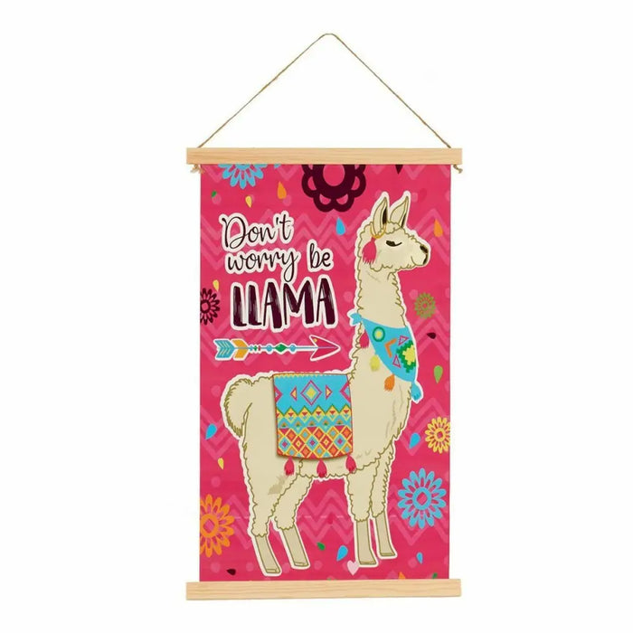 Canvas Gift Decor 1 x 54 x 33 cm Llama (24 Units) - Декорация и Осветление<<<Дом Градина<<<BigBuy&&&Картини и