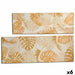 Canvas Gift Decor Golden Leaf of a plant 135 x 45 x 1,5 cm (6 Units) - Декорация и Осветление<<<Дом