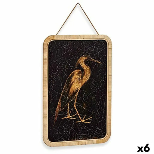 Canvas Gift Decor Heron 2 x 60 x 40 cm (6 Units) - Декорация и Осветление<<<Дом Градина<<<BigBuy&&&Картини и