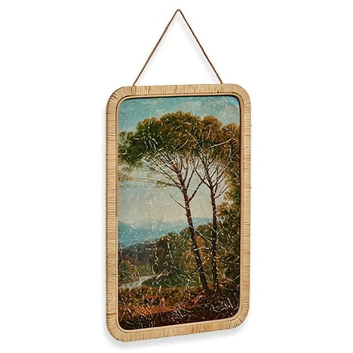 Canvas Gift Decor Tree 2 x 60 x 40 cm (6 Units) - Декорация и Осветление<<<Дом Градина<<<BigBuy&&&Картини и