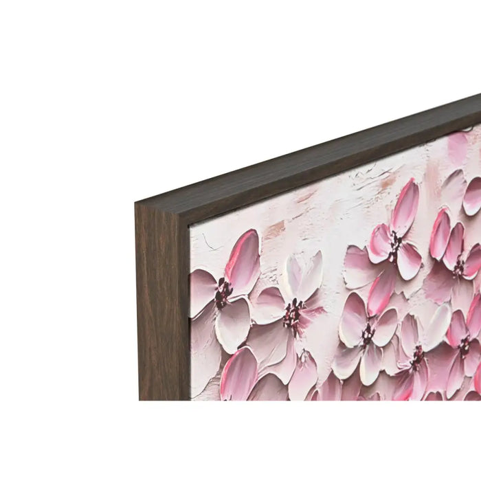 Canvas Home ESPRIT Beige Pink Dark brown Romantic 103 x 4,5 x 103 cm (2 Units) - Декорация и Осветление<<<Дом