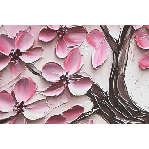 Canvas Home ESPRIT Beige Pink Dark brown Romantic 103 x 4,5 x 103 cm (2 Units) - Декорация и Осветление<<<Дом