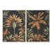 Canvas Home ESPRIT Black Green Golden Palms Tropical 103 x 4,5 x 143 cm (2 Units) - Декорация и Осветление<<<Дом
