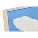 Canvas Home ESPRIT Blue White Sheets Tropical 82,5 x 4,5 x 122,5 cm (2 Units) - Декорация и Осветление<<<Дом
