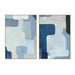 Canvas Home ESPRIT Blue White Sky blue Abstract Urban 100 x 4 x 140 cm (2 Units) - Декорация и Осветление<<<Дом