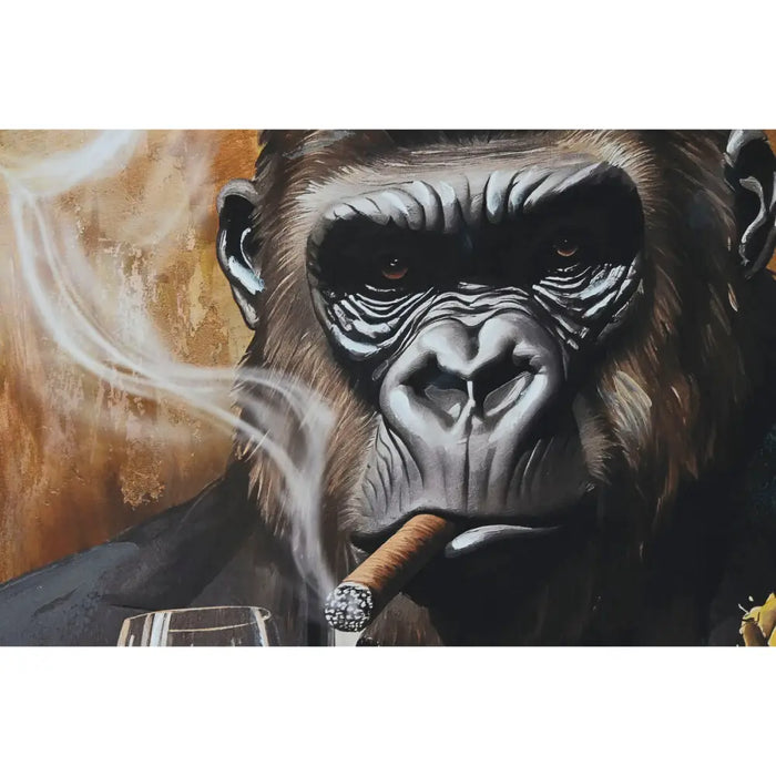 Canvas Home ESPRIT Brown Black Golden 103,5 x 3,5 x 103,5 cm (2 Units) - Декорация и Осветление<<<Дом