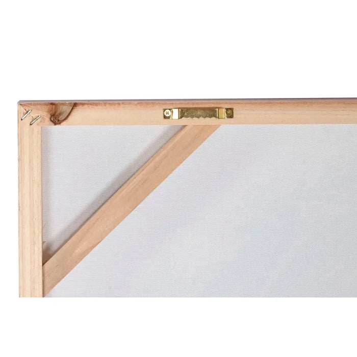 Canvas Home ESPRIT Brown Golden Colonial African Woman 90 x 3 x 120 cm (2 Units) - Декорация и Осветление<<<Дом