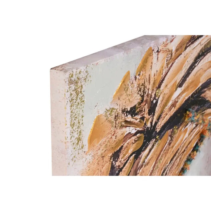 Canvas Home ESPRIT Brown Golden Colonial African Woman 90 x 3 x 120 cm (2 Units) - Декорация и Осветление<<<Дом