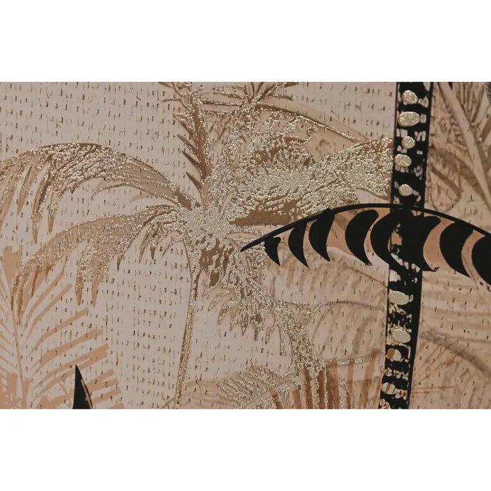 Canvas Home ESPRIT Green Beige Palms Golden Tropical 63 x 4,5 x 93 cm (2 Units) - Декорация и Осветление<<<Дом