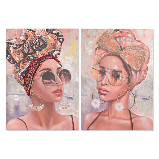 Canvas Home ESPRIT Canvas MDF Wood 70 x 3 x 100 cm - Декорация и Осветление<<<Дом Градина<<<BigBuy&&&Картини и