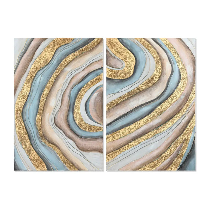 Canvas Home ESPRIT Canvas MDF Wood 80 x 3 x 120 cm - Декорация и Осветление<<<Дом Градина<<<BigBuy&&&Картини и