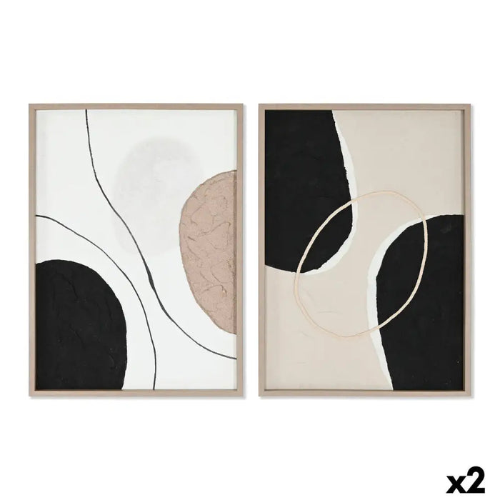 Canvas Home ESPRIT Pinewood Canvas 50 x 3,5 x 70 cm - Картини и плакати<<<Декорация и Осветление<<<Дом Градина<<<BigBuy